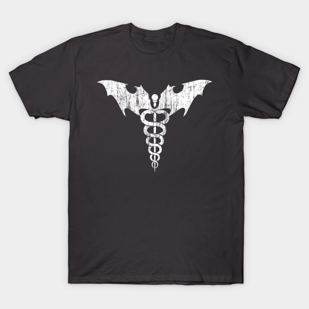 Caduceus with Bat Wings T-Shirt by Evan Derian